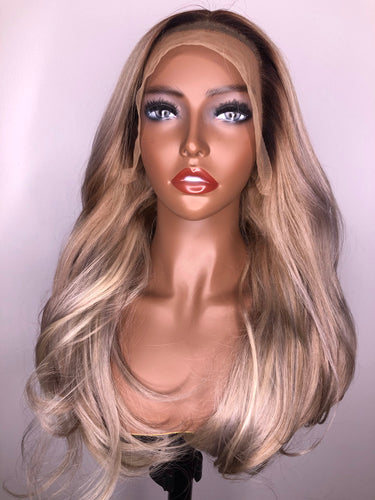 22” 613 Ash Blonde Frontal Wig